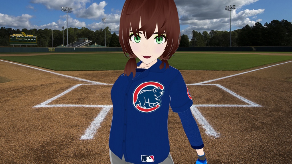 Chicago Cubs Baseball Uniform - Alternate Version - FREE!!!