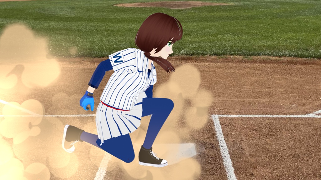 Chicago Cubs Baseball Uniform - Skirt Version (6 Different Skirts!) - FREE!!!