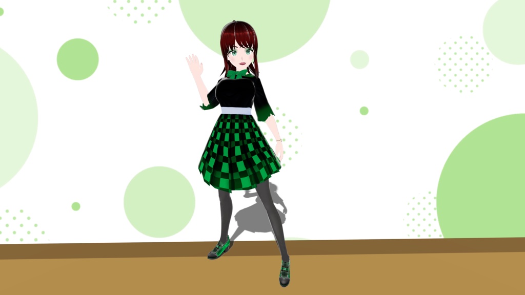 Black & Green Dress with Shoes - FREE!!!