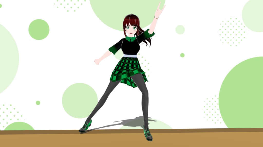 Black & Green Dress with Shoes - FREE!!!
