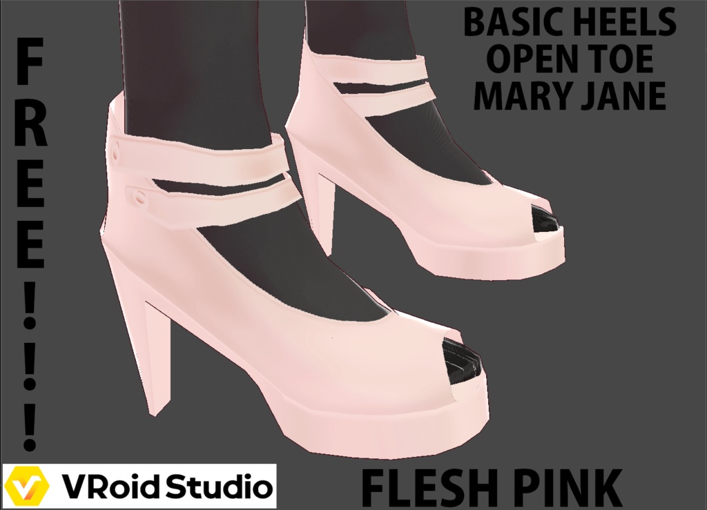 BASIC HEELS (OPEN TOE - MARY JANE) - 20 COLORS - FORM FITTED - FOUR INCH HEEL - FREE!!!