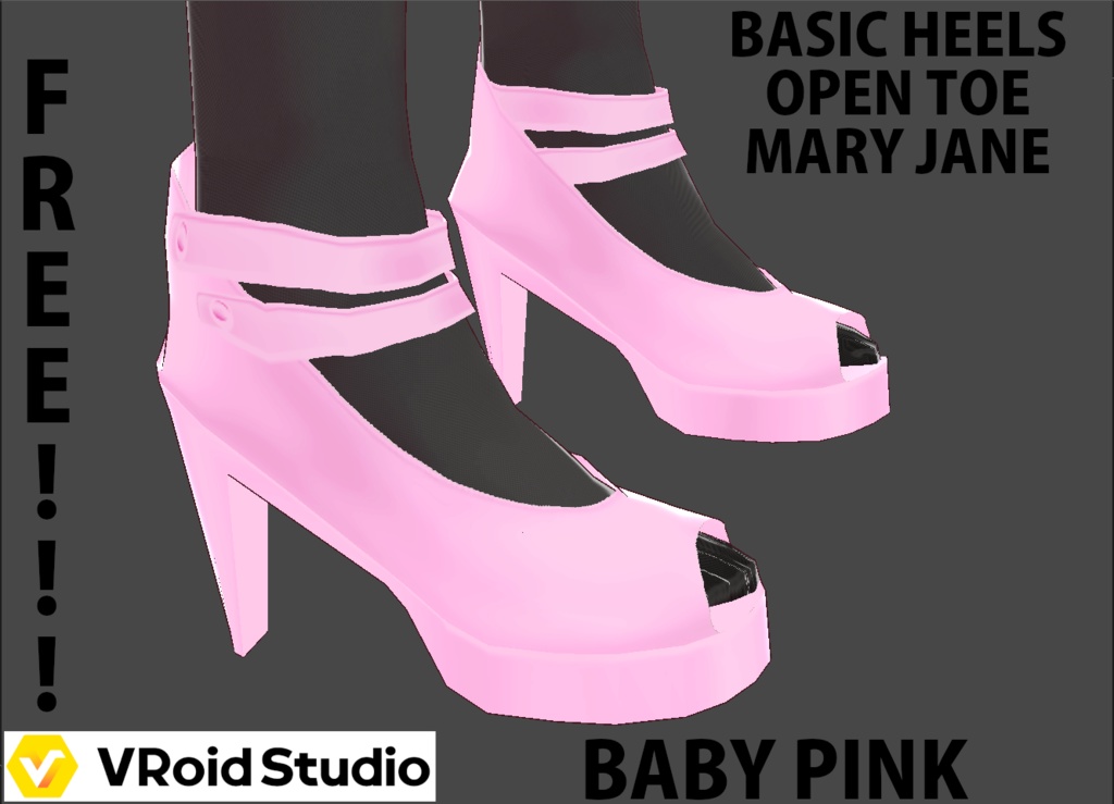 BASIC HEELS (OPEN TOE - MARY JANE) - 20 COLORS - FORM FITTED - FOUR INCH HEEL - FREE!!!