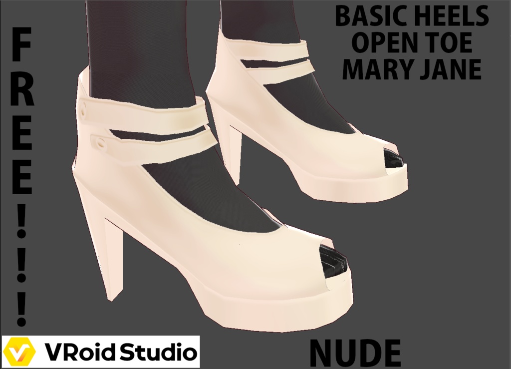 BASIC HEELS (OPEN TOE - MARY JANE) - 20 COLORS - FORM FITTED - FOUR INCH HEEL - FREE!!!