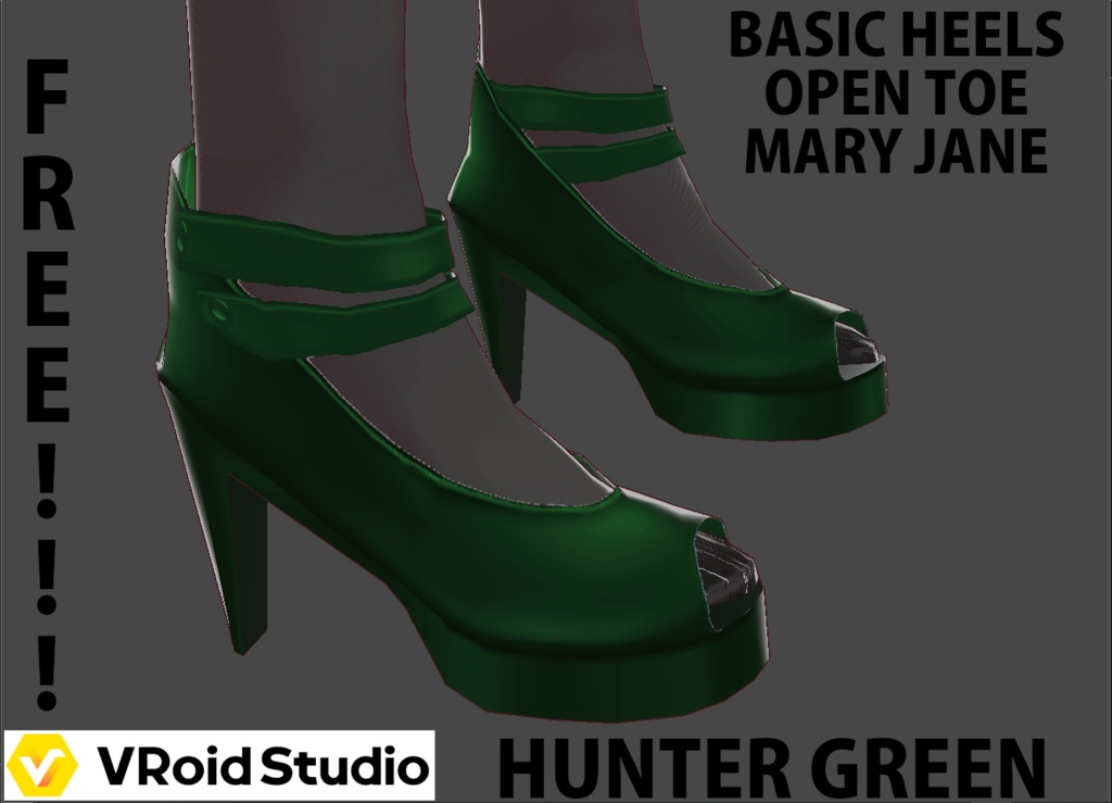 BASIC HEELS (OPEN TOE - MARY JANE) - 20 COLORS - FORM FITTED - FOUR INCH HEEL - FREE!!!