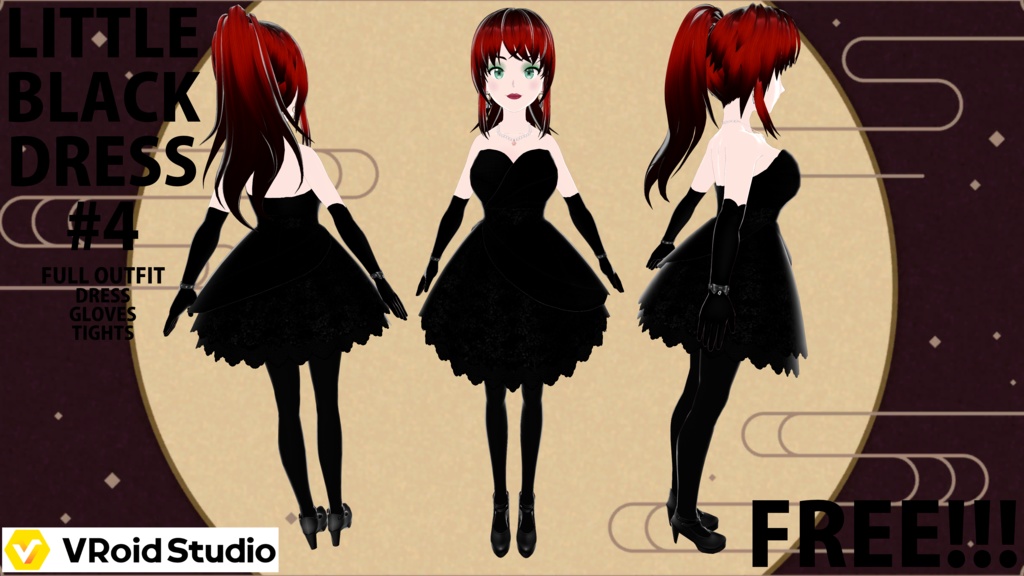 Little Black Dress #4 - OUTFIT - FREE!!!
