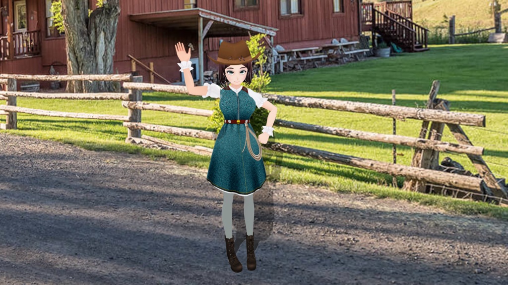 Western Denim Dress & Boots - FREE!!!