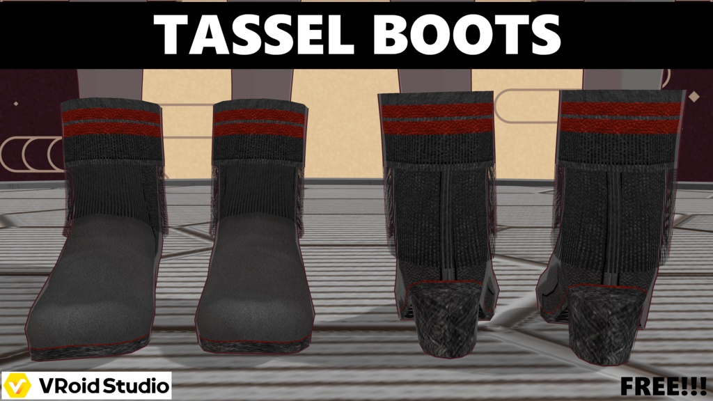 Tassel Boots - FREE!!!