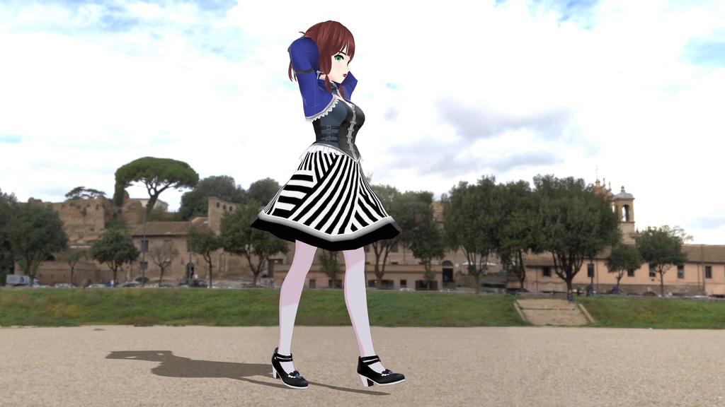 Modern Victorian Dress (With Shoes) - FREE!!!