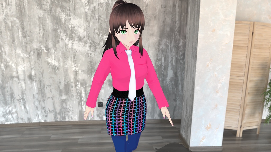 Colorful Office Outfit - FREE!!!