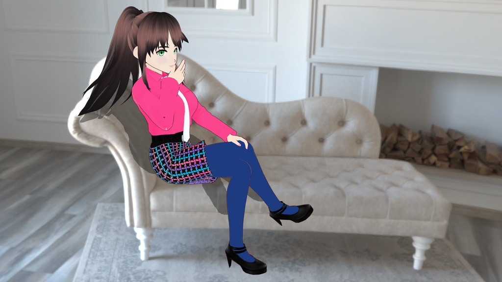 Colorful Office Outfit - FREE!!!