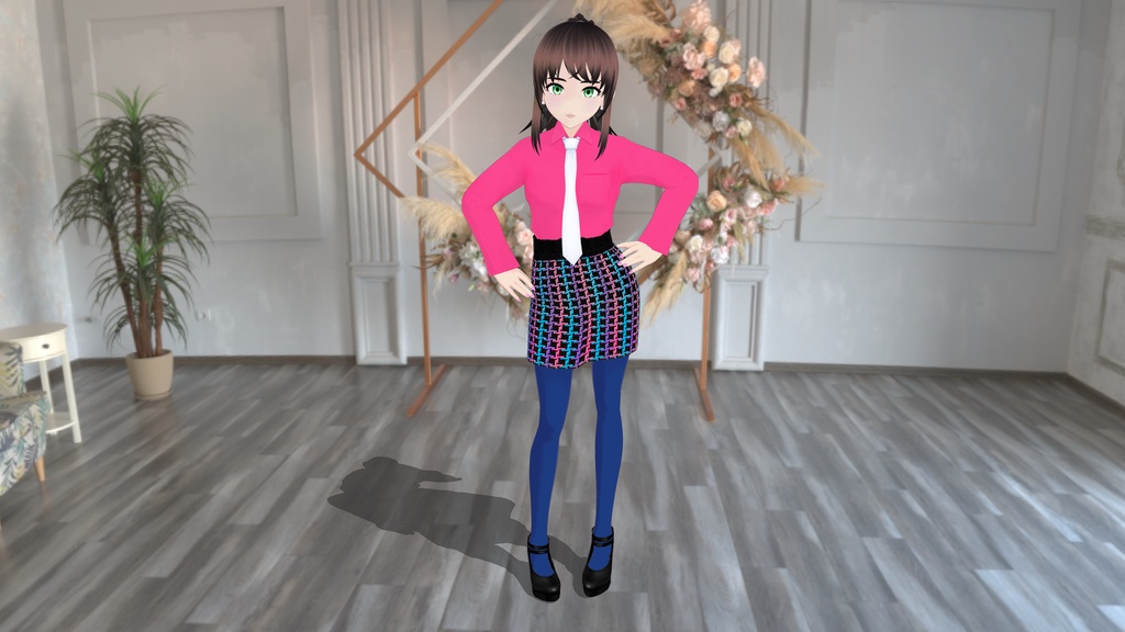 Colorful Office Outfit - FREE!!!