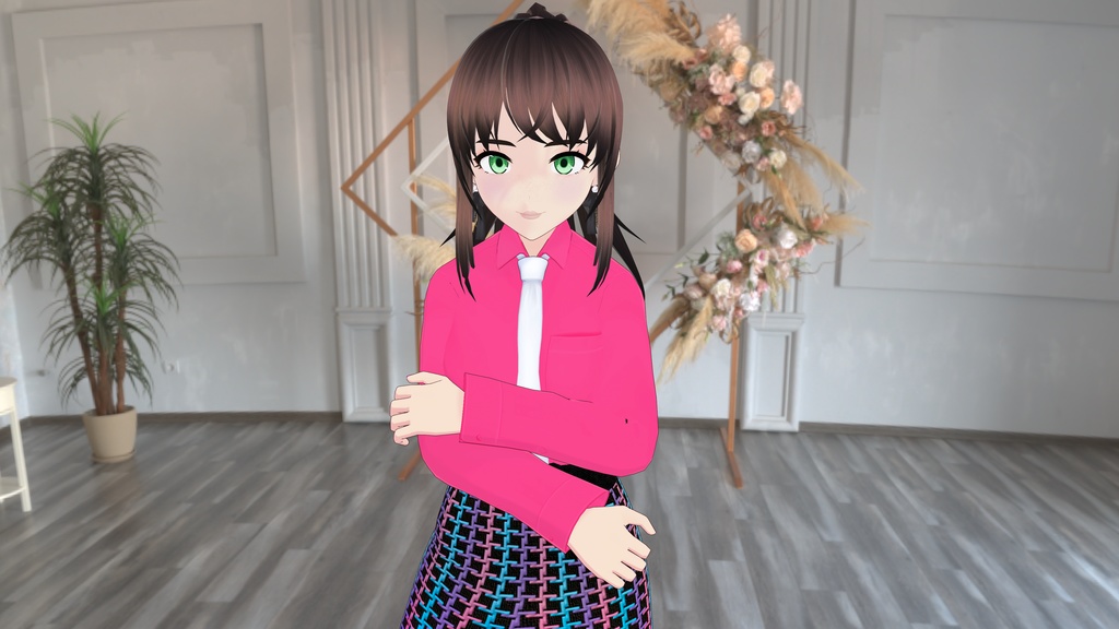 Colorful Office Outfit - FREE!!!