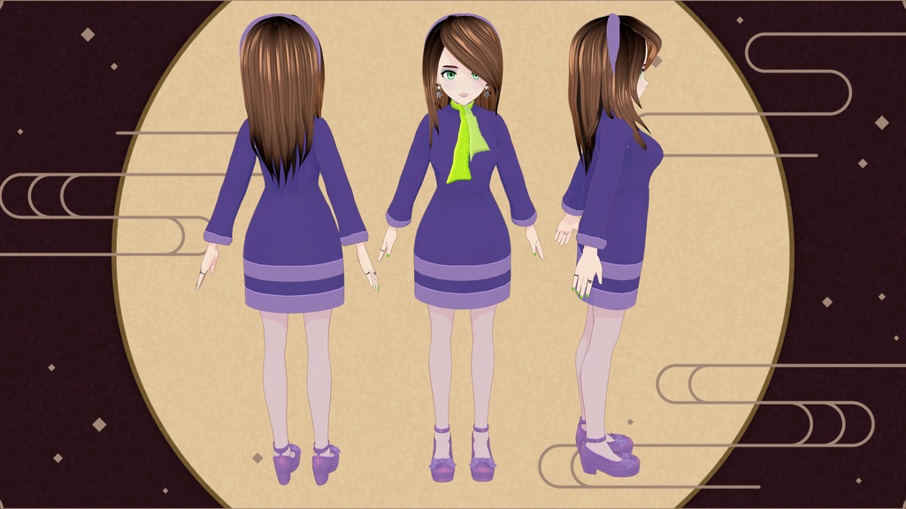 Daphne Dress (from Scooby Doo) OUTFIT - FREE!!!