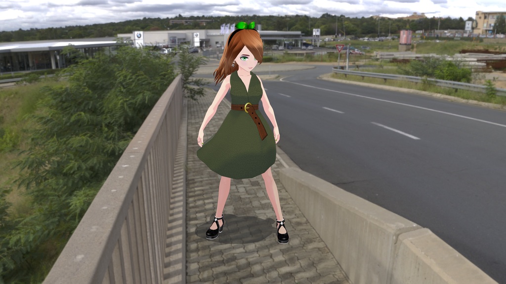 Belted Earth Dress - Outfit (6 Colors) - With Shoes - FREE!!!