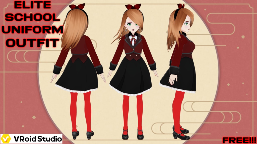 Elite School Uniform OUTFIT - FREE!!!