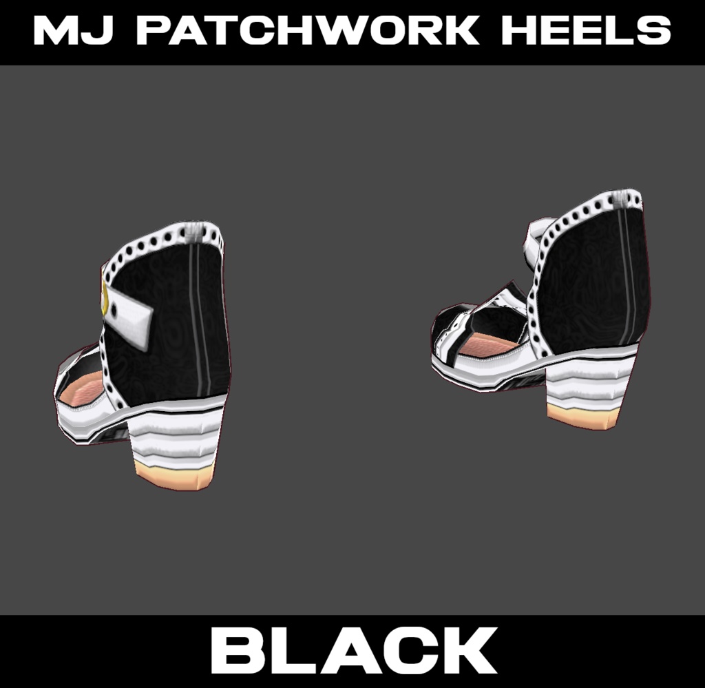 MJ Patchwork Heels - (6 Colors) - FREE!!!