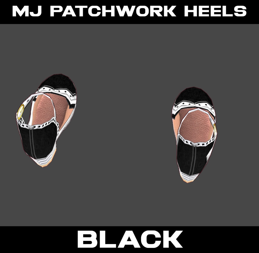 MJ Patchwork Heels - (6 Colors) - FREE!!!
