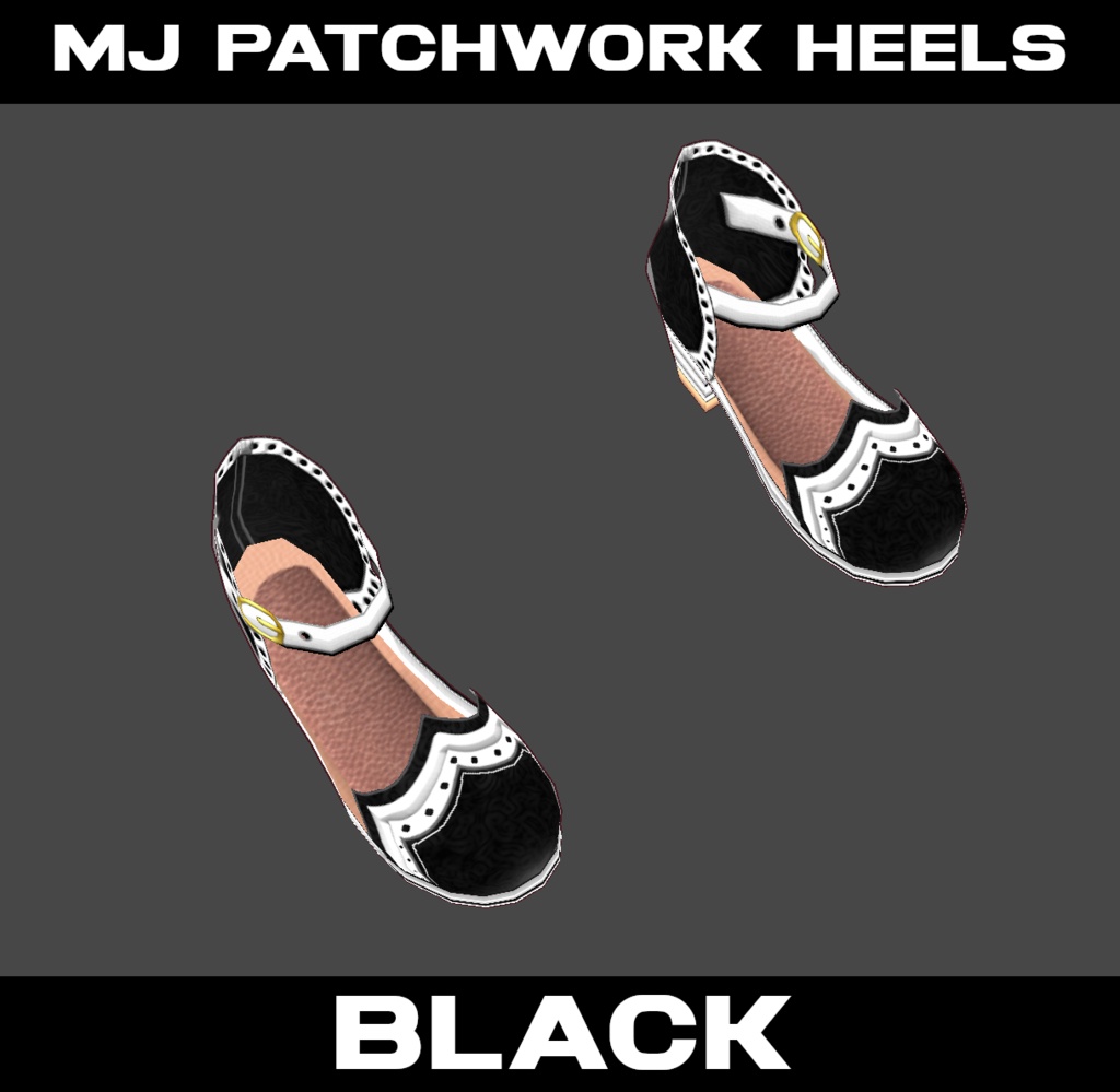 MJ Patchwork Heels - (6 Colors) - FREE!!!