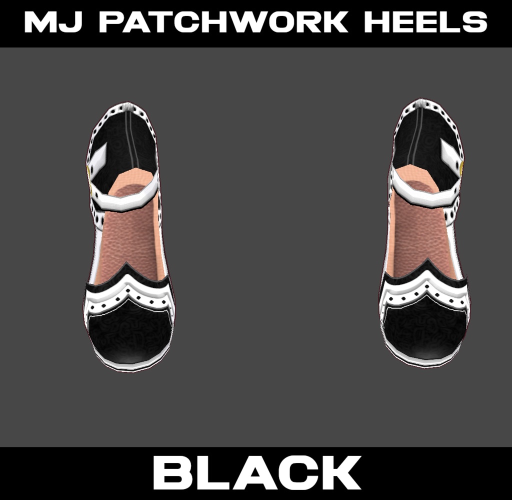 MJ Patchwork Heels - (6 Colors) - FREE!!!