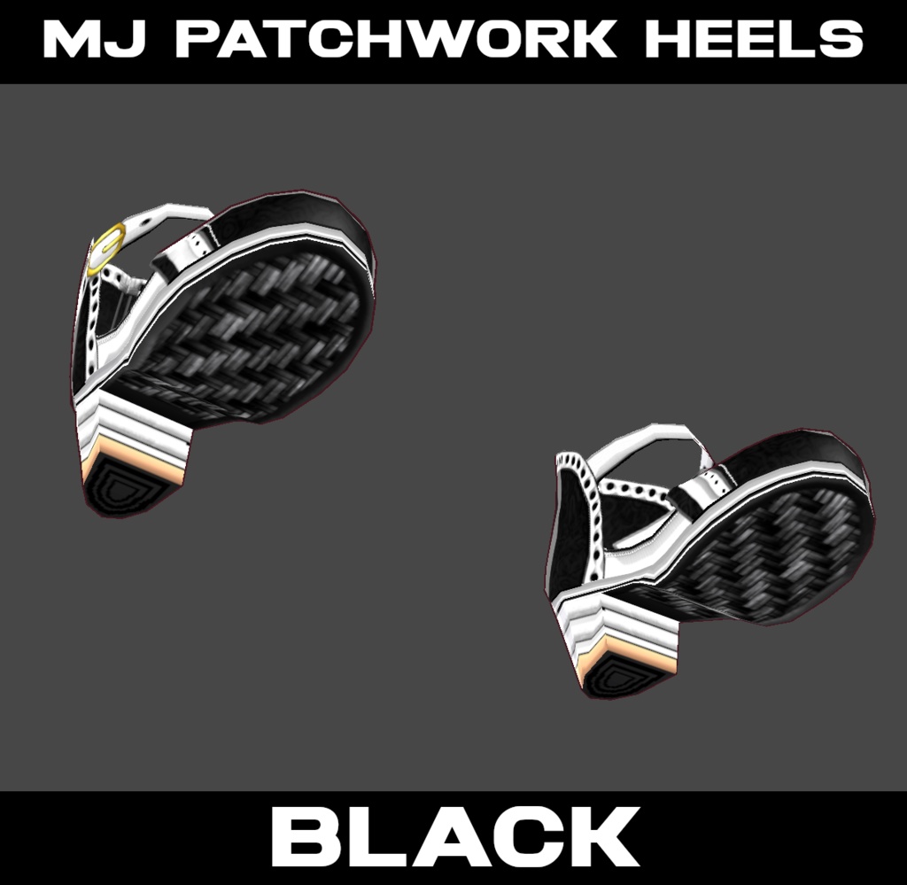 MJ Patchwork Heels - (6 Colors) - FREE!!!