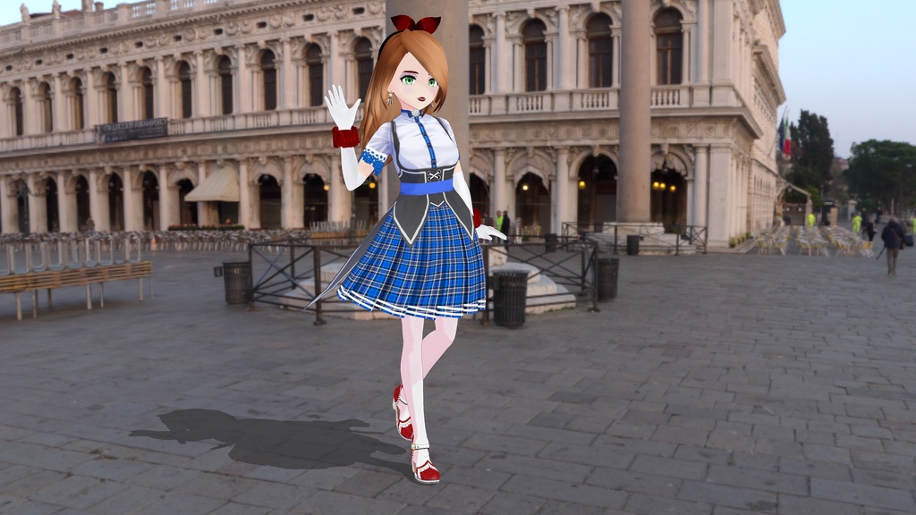 Blue Plaid Dress - OUTFIT - FREE!!!