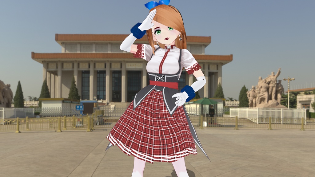 Red Plaid Dress - OUTFIT - FREE!!!