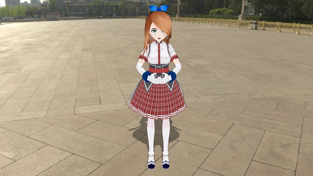 Red Plaid Dress - OUTFIT - FREE!!!