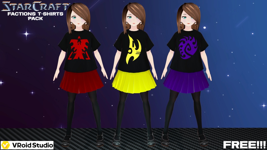StarCraft Factions T-Shirts Pack - FREE!!!