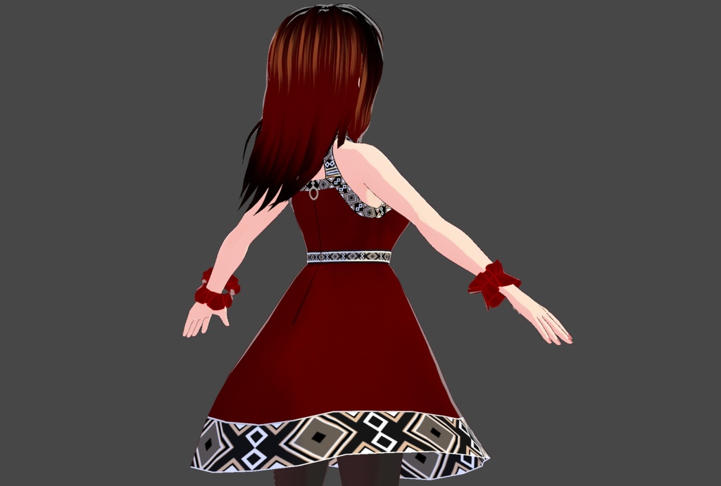 Geometric Skater Dress - (COLOR Versions - 8 Dresses!!!) FREE!!!!