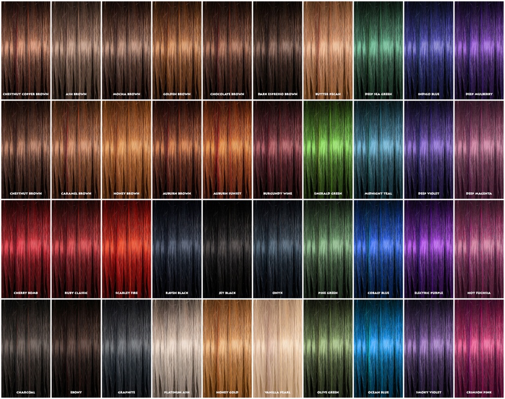 Realistic Hair Textures (40 Colors) - FREE!!!