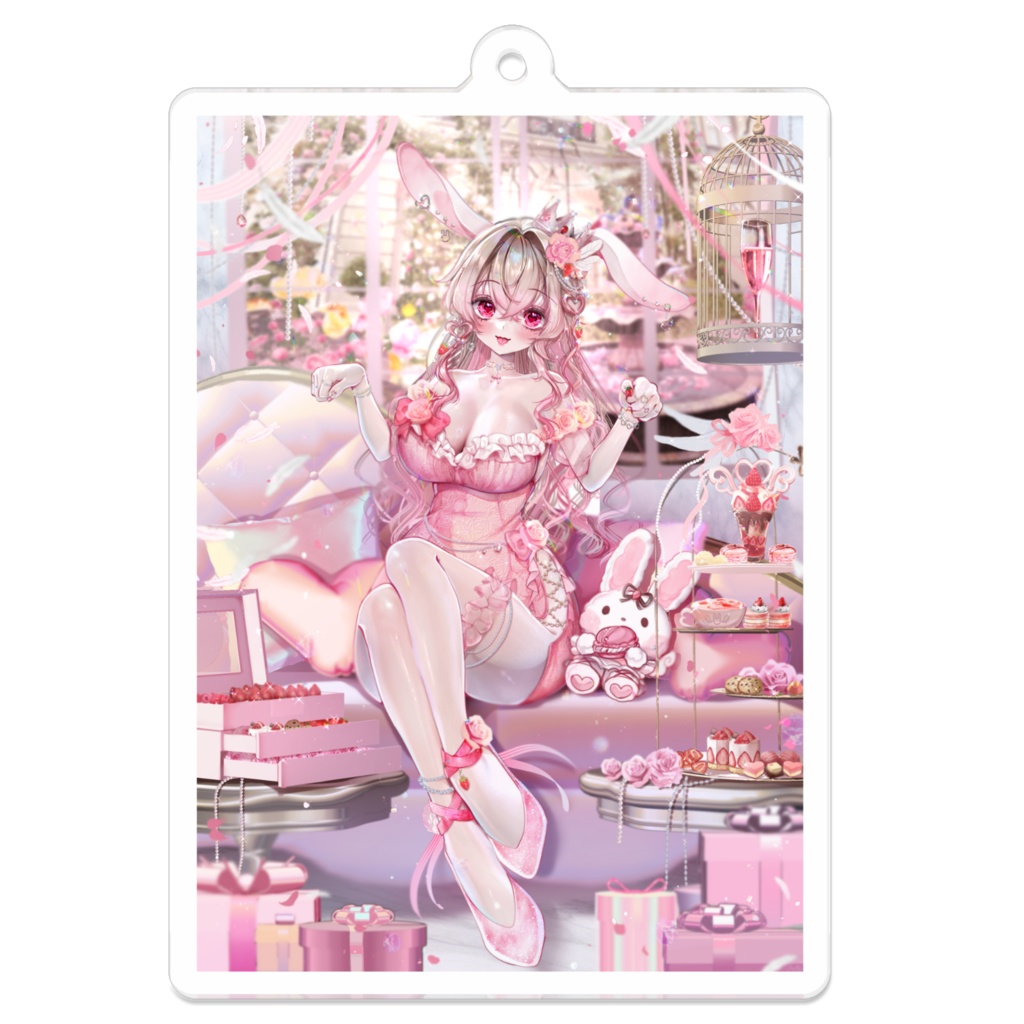 ゆゆ アフタヌーンティーアクキー♡