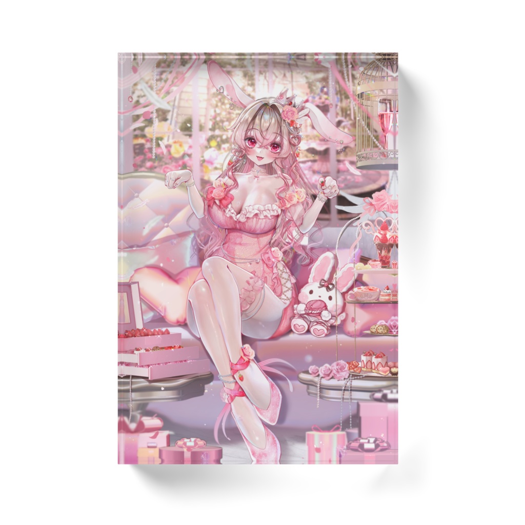 ゆゆ アフタヌーンティーアクリルブロック