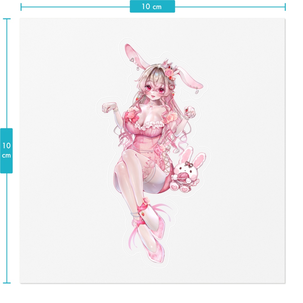 ゆゆ&ラペ ステッカー