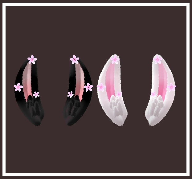 꽃 토끼 세트(Flower Rabbit set)