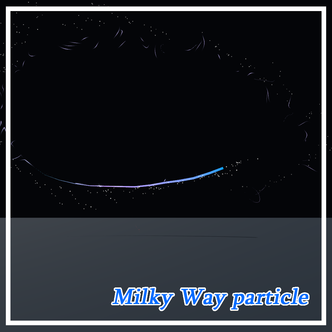 Vrchat Slime Particles Milky Way particle - Minggul's shop - BOOTH