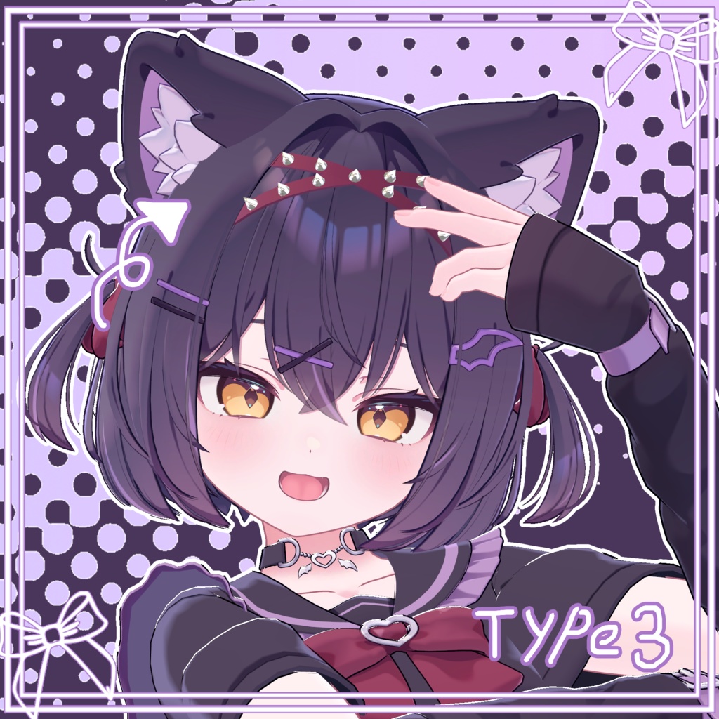 「ショコラ専用」 カチューシャ3点セット