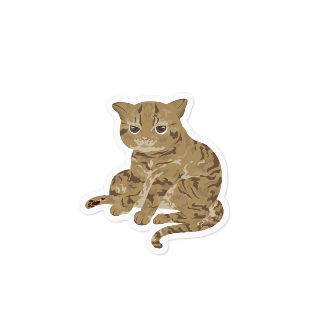 ちんとん猫ステッカー