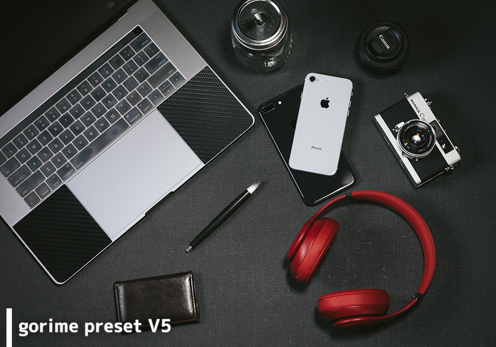 モノ・ガジェット系の写真加工向け ゴリミープリセット PRO版(Photoshop & Lightroom用)