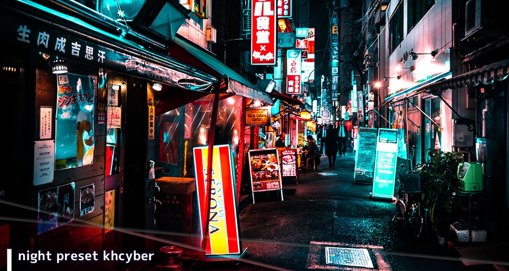 夜景のサイバーパンク加工プリセット PRO(Photoshop & Lightroom用)