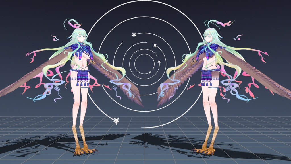 FGO ロウヒ 第三再臨 MMDモデルデータ