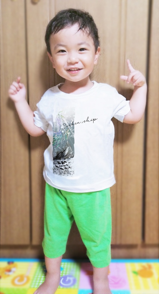 沈没船-グレー キッズ