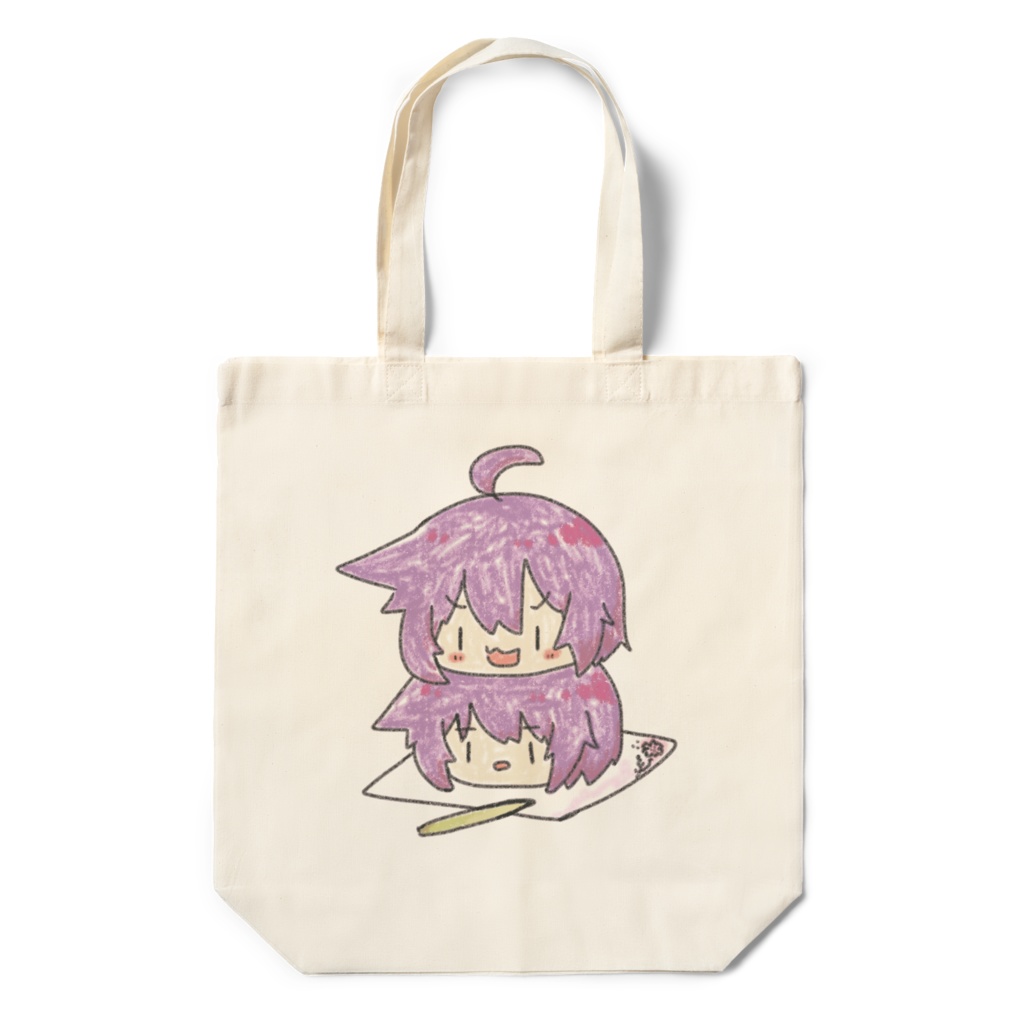 まやまなもち 孫が描きました。エコバッグ