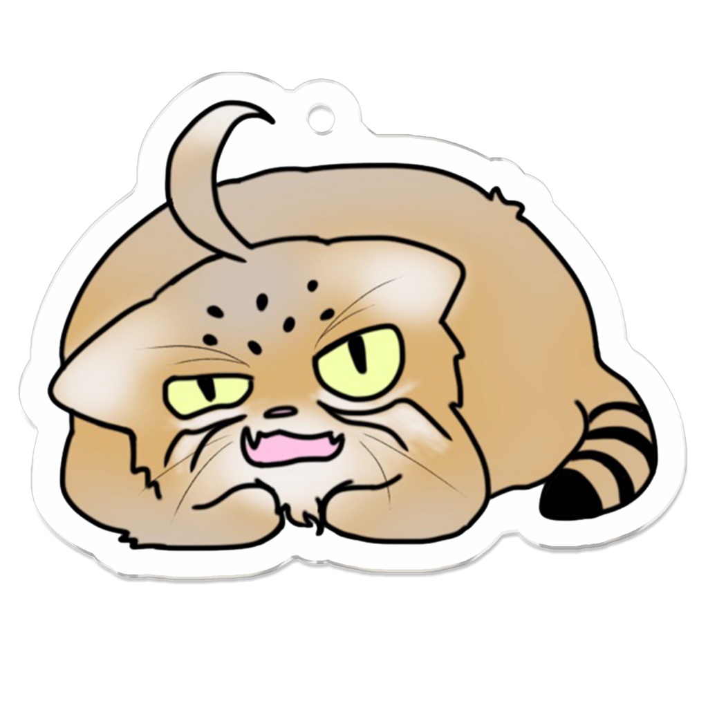 マヌルネコ にやり アクキー