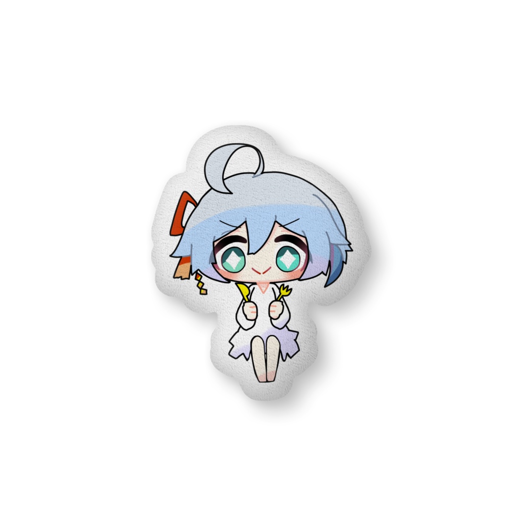 いっしょにごはんたべよ?ふわふわあずきクッション