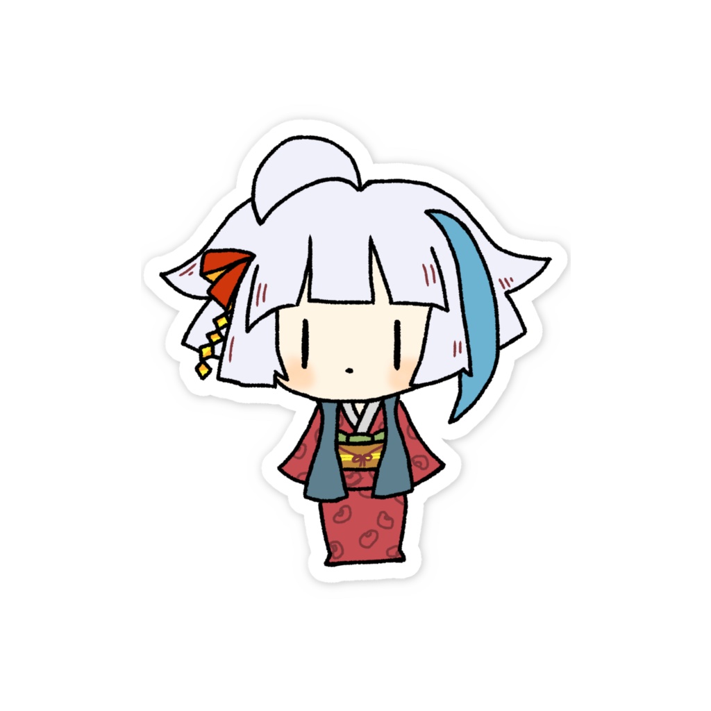 あずきわらし - ステッカー