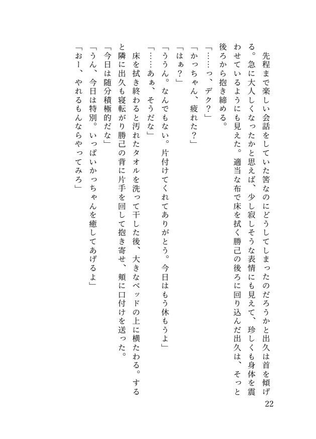 形影相伴う二人の旅路(小さな傷有)