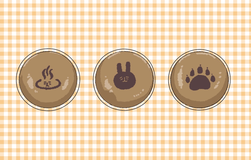 まんじゅうステッカー(単品)