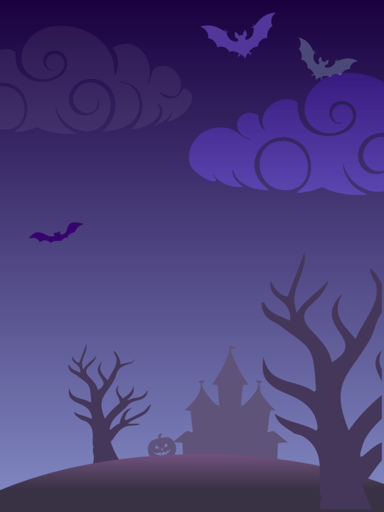 【フリー素材】ハロウィン告知用セット