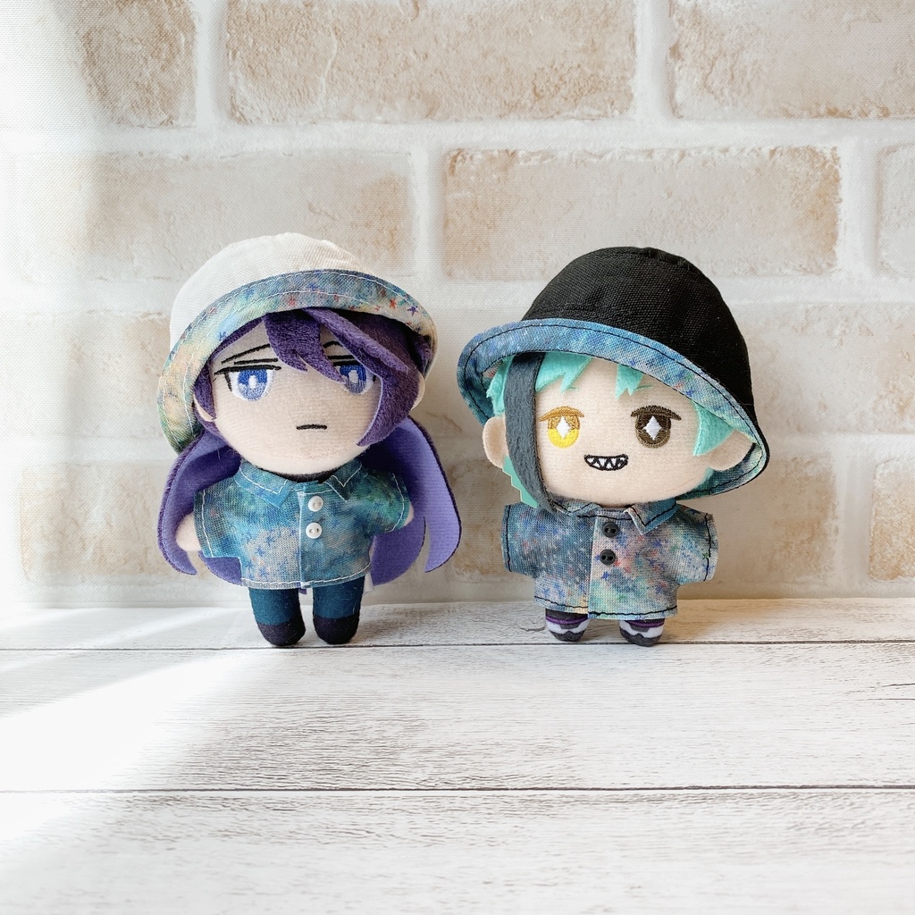 星空シャツ・リバーシブルバケットハット(10cmぬい・12cmぬい用)