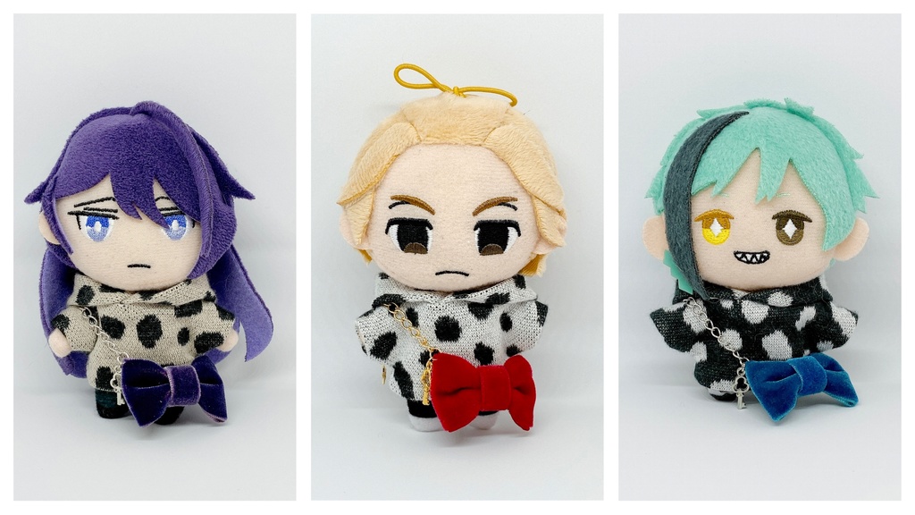 ベロアリボンポシェット(10cm・12cmぬい用)